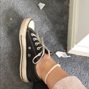 Women’s Black Low Top Converse